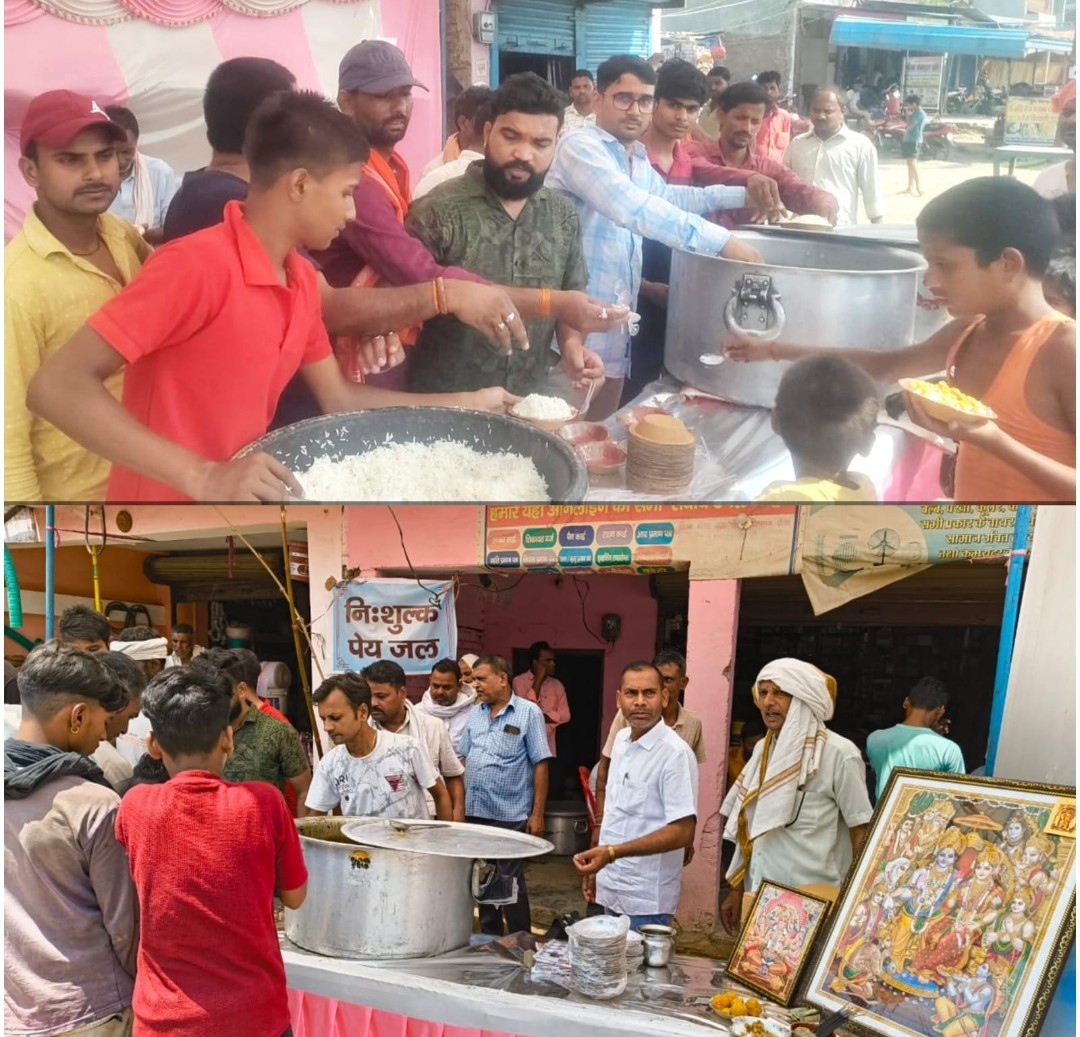 जेठ माह के प्रथम बड़े मंगल पर हुआ विशाल भंडारे का आयोजन