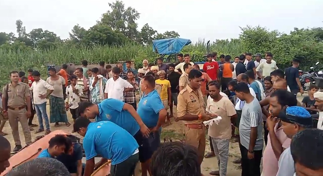 मवेशी चराने गया वृद्ध नाले में डूबा