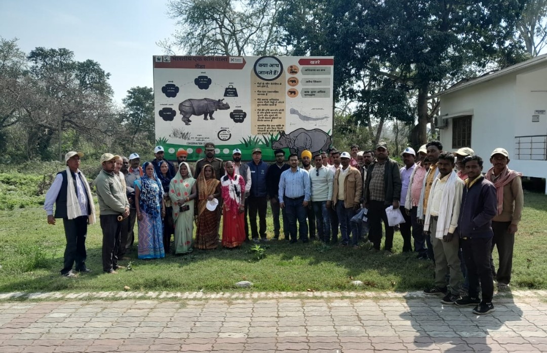 जंगली हाथियों के बचाव पर आयोजित हुई गजमित्र एवं ग्रामीणों की गोष्टी