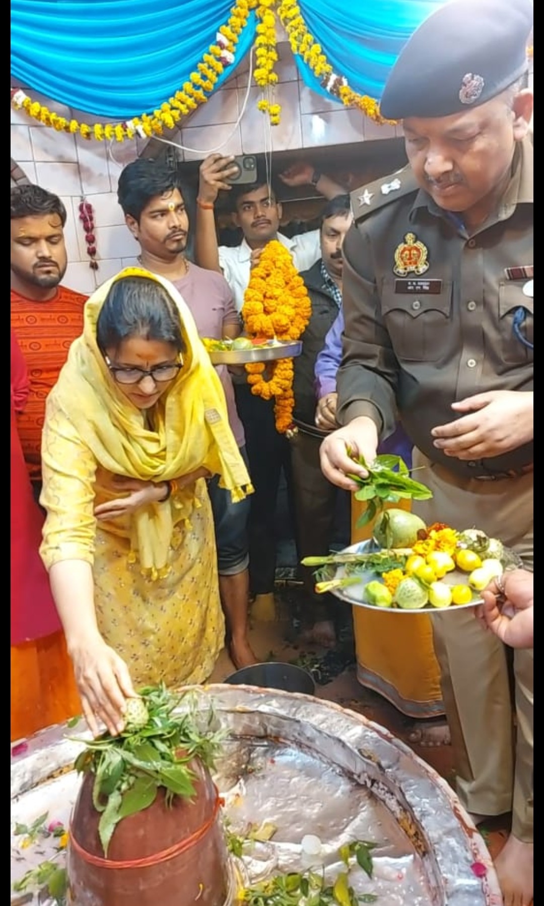 महाशिवरात्रि पर्व के दृष्टिगत भ्रमणशील रहे डीएम व एसपी
