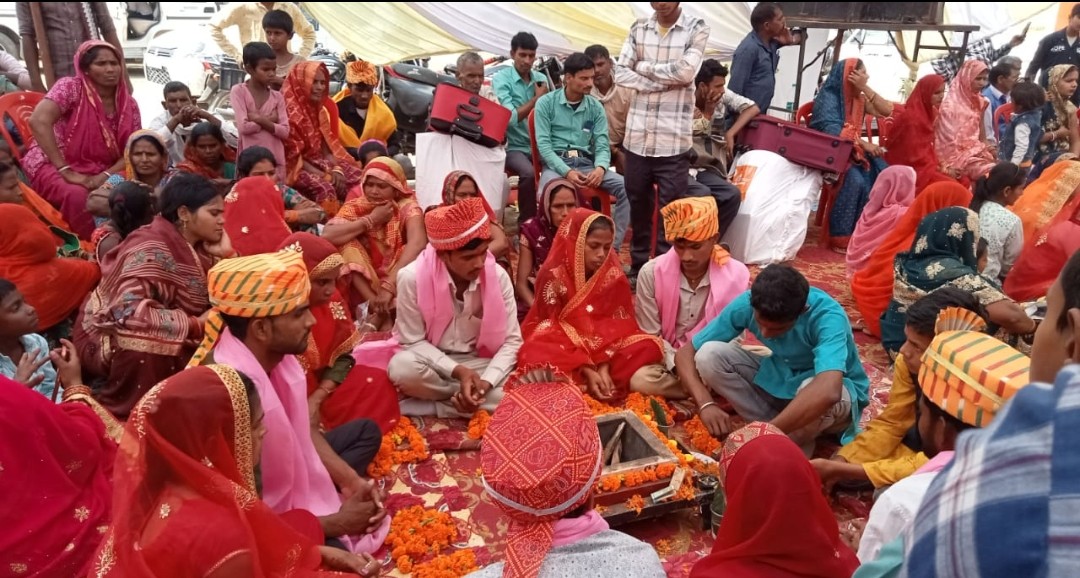 मुख्यमंत्री सामूहिक विवाह योजनान्तर्गत सम्पन्न हुआ 139 कन्याओं का विवाह