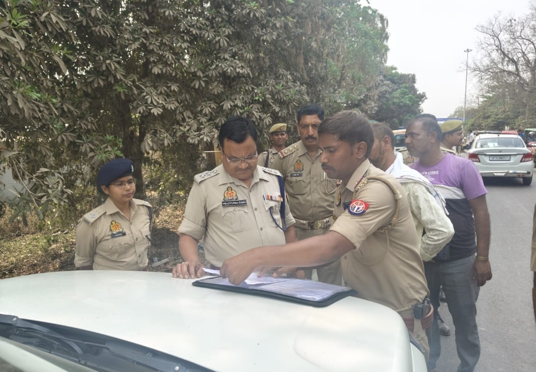 नानपारा पुलिस ने डगगामार वाहनों के खिलाफ चलाया अभियान